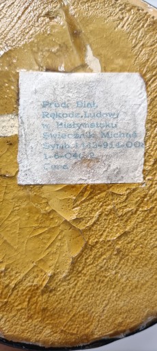 Ceramika Białystok Michaś Подсвечник Michał зеленый с биркой