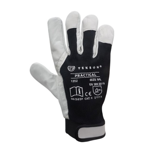 Защитные перчатки Texon Practice 1252 Goat Leather с липучкой (11 - XXL)