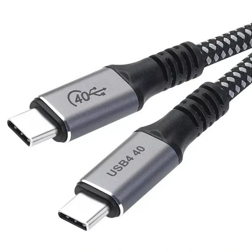 USB-c Кабель USB 4 для быстрой зарядки 100 Вт, 40 Гбит/с, 5K, 1,2 м