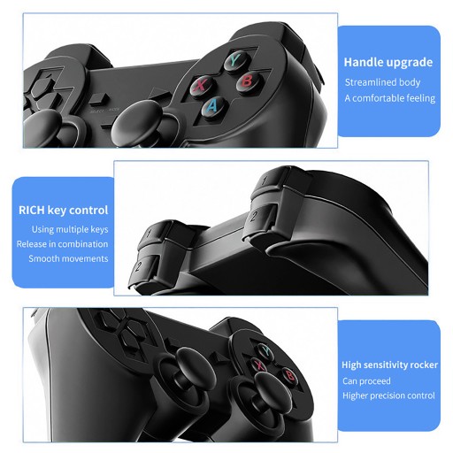 Game Stick Lite 4K Game Stick Lite M8 64 ГБ Беспроводной игровой контроллер PSP с двумя ручками