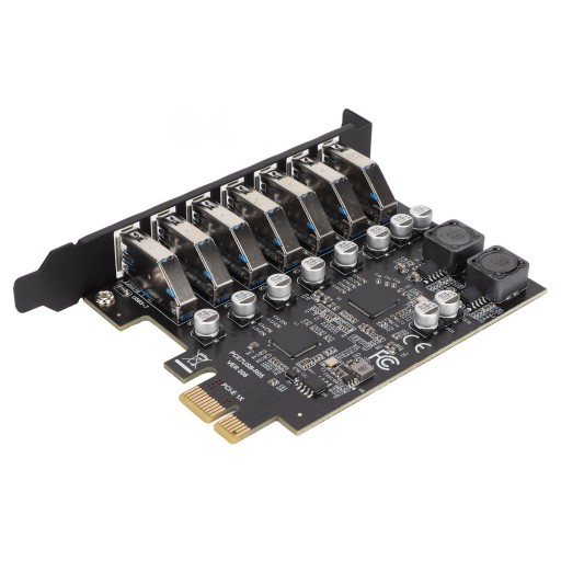 7-портовая плата расширения PCI 7-портовый USB 3.2 Gen1 5 Высокоскоростная передача