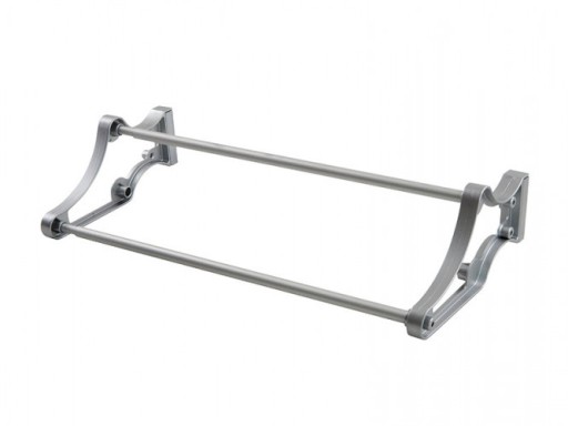 Shoech Shelf Регулируемое серебро 45-70 см