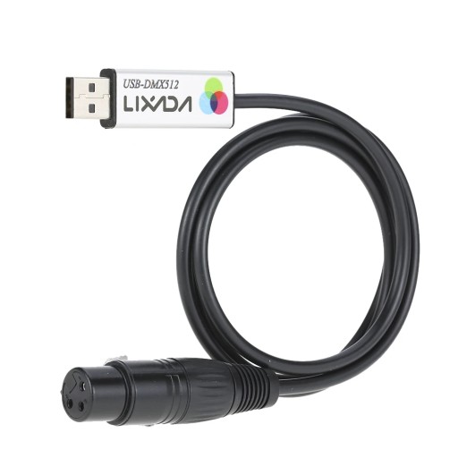 DMX512 Кабель USB-DMX длиной 1 метр для освещения сцены Интерфейс DMX512