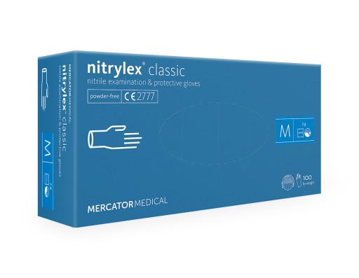 Нитриловые перчатки Mercator Nitrylex Classic - M