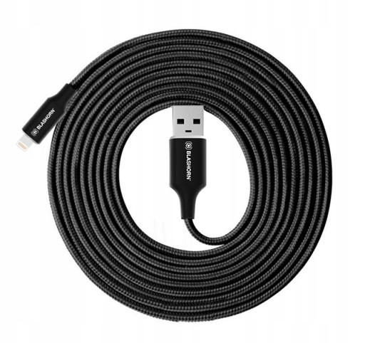 KABEL ŁADOWARKA ŁADOWANIA TELEFONU DO IPHONE APPLE WZMOCNIONY KRÓTKI 1.2M