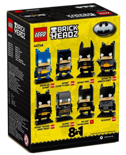 LEGO Brickheadz 40748 Бэтмен 8 в 1