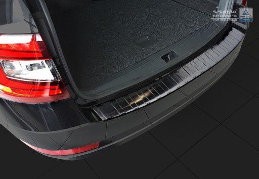 НАКЛАДКА НА ЗАДНИЙ БАМПЕР SKODA OCTAVIA 3 COMBI