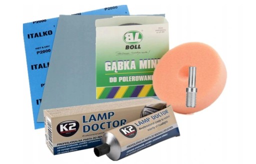 КОМПЛЕКТ ДЛЯ ПОЛИРОВКИ ФАР ЛАМП, РЕГЕНЕРАЦИЯ