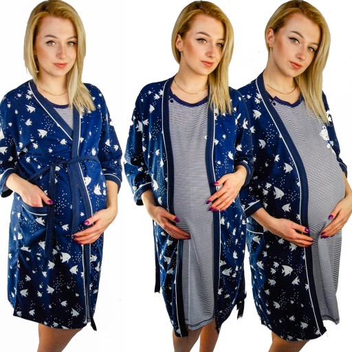 ХЛОПКОВЫЙ БАННЫЙ ХАЛАТ для КОРМЛЕНИЯ в больнице XXL