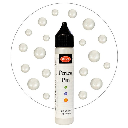 ЖИДКИЙ ЖЕМЧУГ Перленовая ручка Viva Decor Ice White Pearl