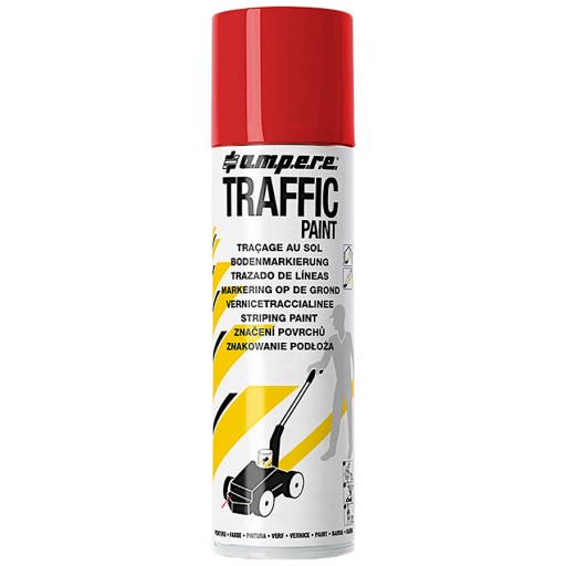Дорожная краска для полос и линий 48х 500мл Traffic Paint AMPERE