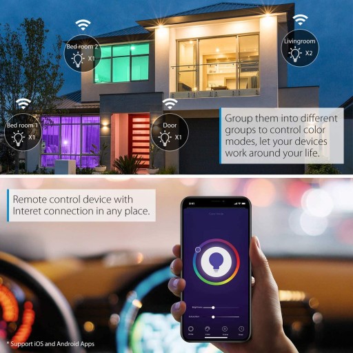 LVWIT SMART ИНТЕЛЛЕКТУАЛЬНАЯ ЛАМПОЧКА С РЕГУЛИРОВКОЙ РЕГУЛИРОВКИ, 12 Вт