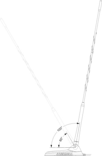 CB ANTENNA PRESIDENT НЬЮ-ЙОРК ШОРТ ВИРДЖИНИЯ ZN8