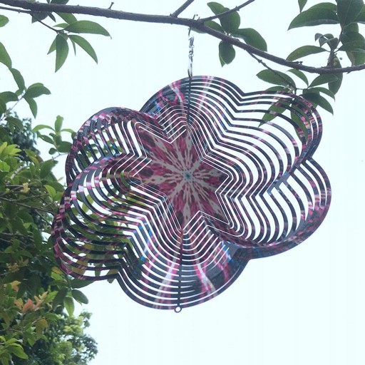 3D Spinner с ловцом ветра из нержавеющей стали