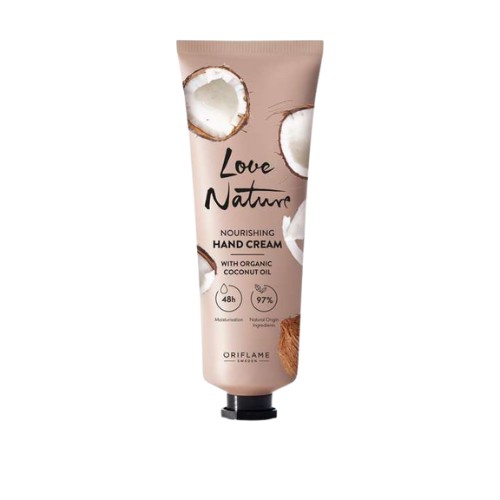 Oriflame Odżywczy krem do rąk Love Nature z organiczym olejem kokosowym