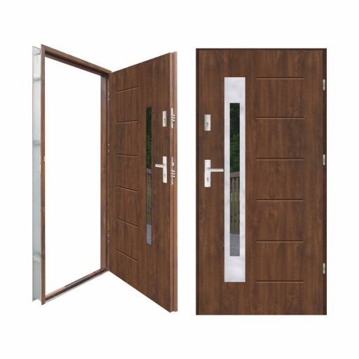 Входные двери GALA 23INOX БЕЗРАМНЫЕ LUX80
