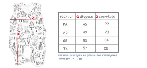 ŚPIOCHY NIEMOWLĘCE 62 ŚPIOSZKI ROZPINANE BAWEŁNA WISIENKI /85/