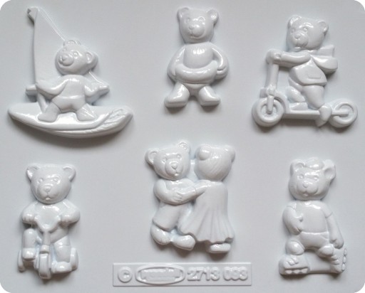 ФОРМЫ ДЛЯ гипсовых слепков BEAR BEARS MOL