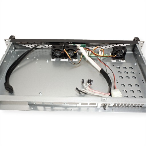 Серверный шкаф 19' RACK 1UH, черный