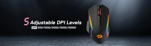 Беспроводная игровая мышь Redragon M810 Pro, проводная игровая мышь с разрешением 10 000 точек на дюйм