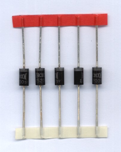 SB5200 (=SR5200) 5А 200В (5 ШТ) ДИОД ШОТТКИ