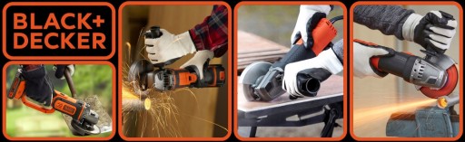 Угловая шлифовальная машина 18В 125мм аккумулятор 4.0Ач сумка Black Decker BCG720M1