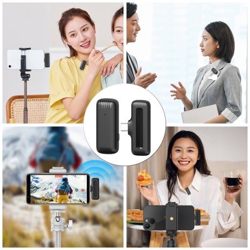 Bezprzewodowy mikrofon krawatowy Ulanzi J11 (USB-C)