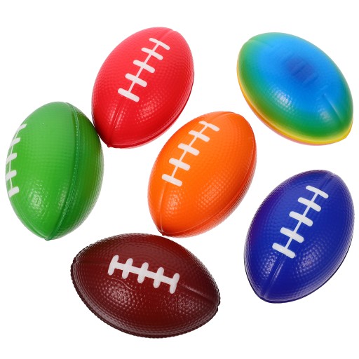 PIŁKI DO RUGBY MINI MODEL MAŁE PIŁKI DO RUGBY PIŁKA NOŻNA SPORT DEKORACJE 6 SZT