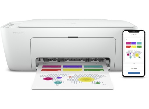 Принтер HP DeskJet 2710 3 в 1 с Wi-Fi + БЕСПЛАТНЫЙ USB-порт