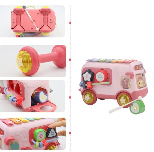 СЕНСОРНЫЕ ИГРУШКИ ИГРУШКИ-БУСЫ МУЗЫКАЛЬНЫЙ СОРТИРОВЩИК