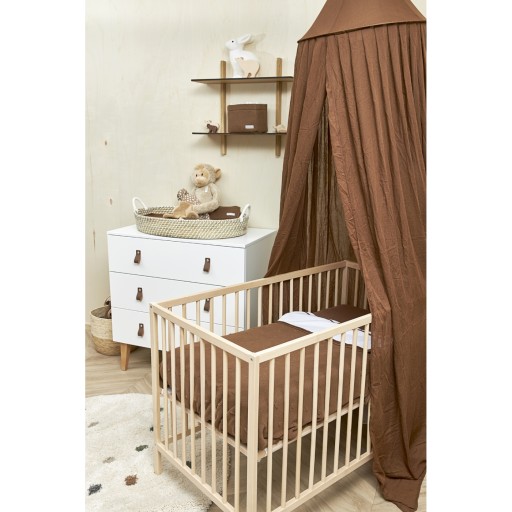 Meyco Baby Одноцветная москитная сетка - шоколад