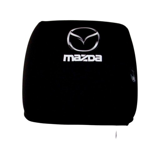 Чехлы на подголовники Mazda с логотипом 1 шт.