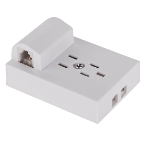 Настенная телефонная розетка 2x 6p4c RJ11+GN4
