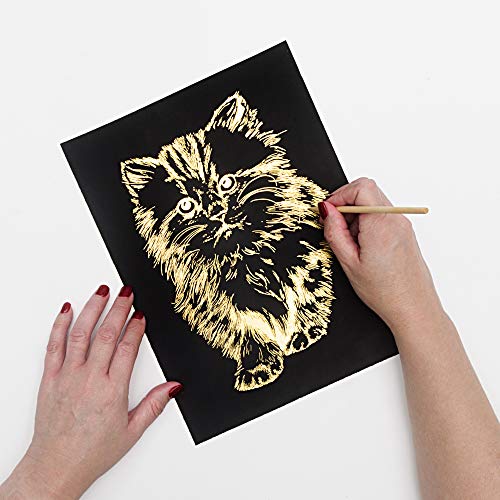 Magic Scratch Book Scratch Book Golden Art Художественные аксессуары 40
