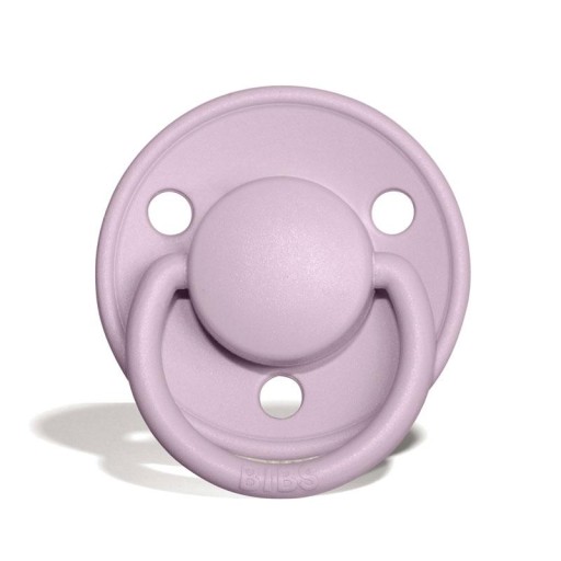BIBS De lux Круглая соска без BPA LILAC 0–36 м