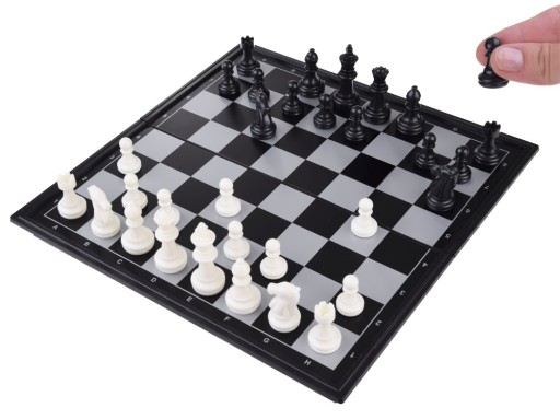 Шахматы Магнитные шашки 2 в 1 игра-головоломка GR0620