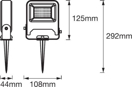 ENDURA GARDEN FLOOD 10 Вт 830 SP 6847