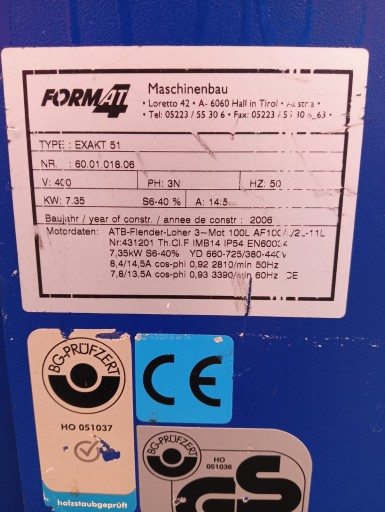 Рейсмус формата EXAKT 51