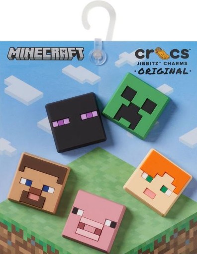Булавки Crocs Jibbitz для обуви Minecraft