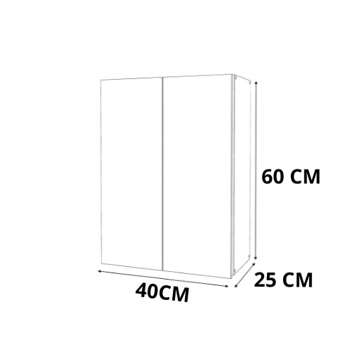 Szafka Łazienkowa Wisząca Biała 40 CM Słupek Łazienkowy Szafka Nad Pralkę