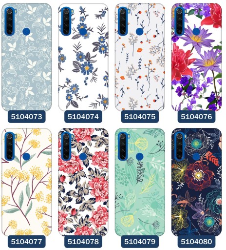 Чехол для Xiaomi Redmi Note 8T Цветочные цветы