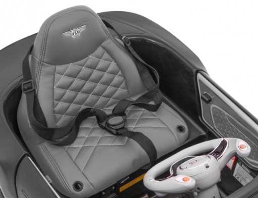 Детская электромашинка Bentley EXP 12 на аккумуляторе, черная + пульт дистанционного управления + открывающиеся двери