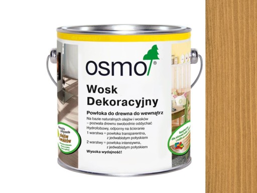 OSMO 3164 wosk dekoracyjny KOLOR DĄB 125ml