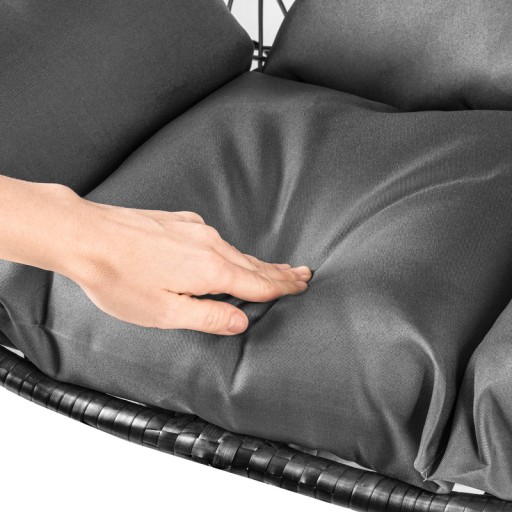 ПОДВЕСНОЙ СТУЛ COCOON, КАЧЕЛИ, САДОВАЯ КОРЗИНКА-КАЧАЛКА, ПОДУШКА, ОТДЕЛЬНО СТОЯЩИЕ