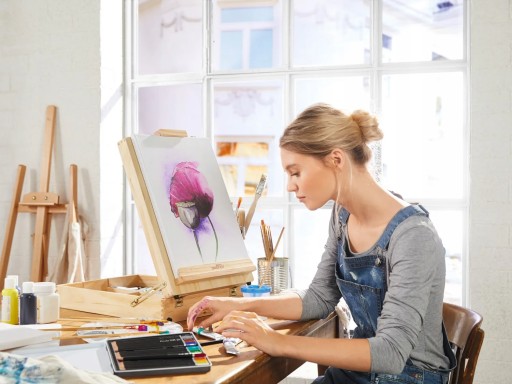 НАБОР ХУДОЖЕСТВЕННОЙ ЖИВОПИСИ EALS PAINTS КИСТИ ДЛЯ ХОЛСТА 51 EL