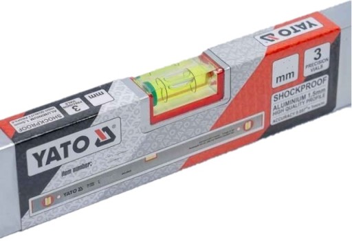 POZIOMNICA ALUMINIOWA 3 LIBELLE 1,2m YATO YT-3005
