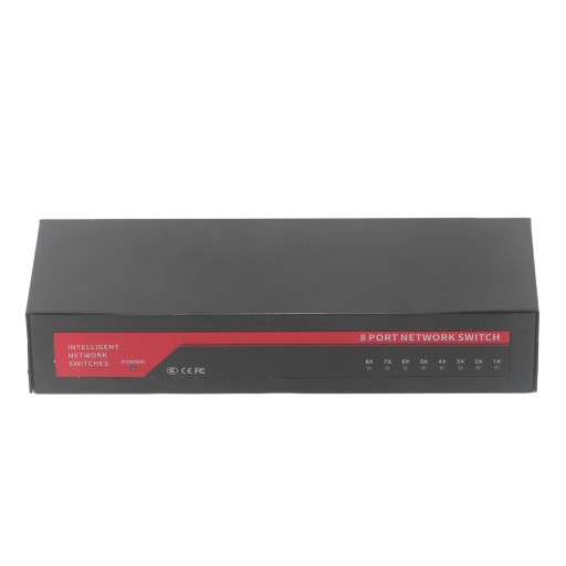 КОММУТАТОР POE ГИГАБИТНЫЙ 8 ПОРТОВ 10/100/1000 МБ/С 8XRJ45