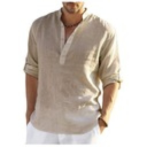 МУЖСКИЕ ЛЬНЯНЫЕ БЛУЗКИ СВОБОДНАЯ МОДНАЯ РУБАШКА OVERSIZE Лучшее качество