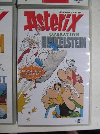 ASTERIX i OBELIX- 6 kaset VHS, zestaw, min. w Brytanii, Kleopatra, Cezar...