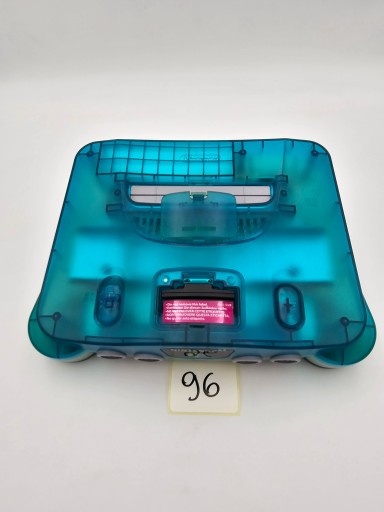 КОНСОЛЬ NINTENDO 64 ЕВРОПЕЙСКАЯ ВЕРСИЯ ПРОЗРАЧНАЯ СИНЯЯ ОРИГИНАЛЬНЫЕ АКСЕССУАРЫ